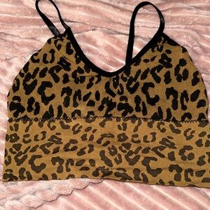 Women’s Cheetah Print Sports Bra